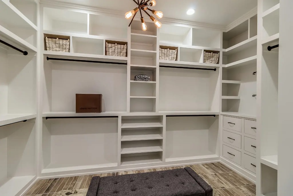 Utilize Vertical Space with Shelves and Cabinets