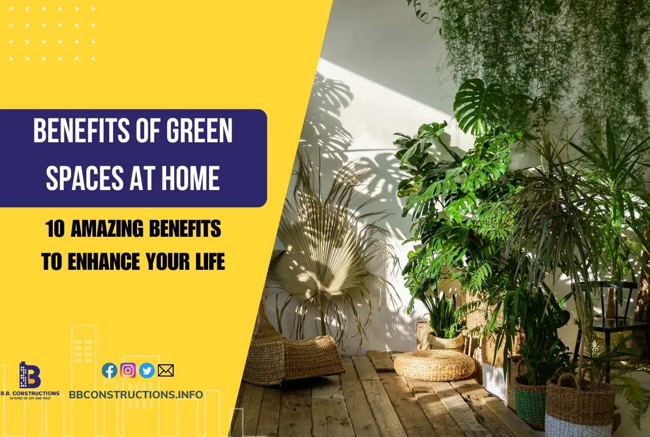 benefits of green spaces at home