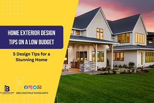 home exterior design tips on a low budget