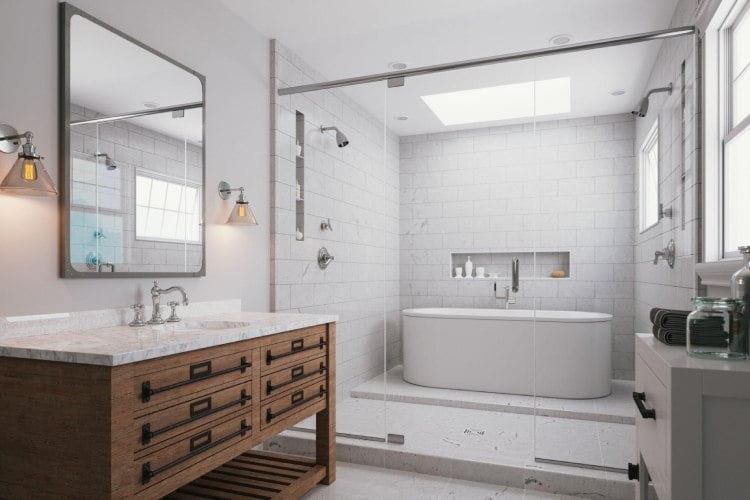 renovating the bathroom to increase home's value in the market